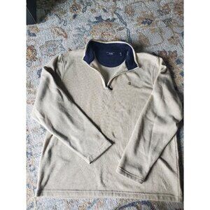 Mens Izod 1/4 Zip Pullover Fleece Camel Heather XXL Classic‎ Fit